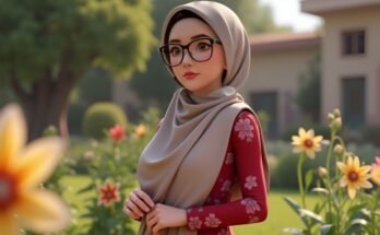 Karakter Bu Santi dalam film edukasi MILOQ sedang belajar di kelas SDN Sukarela